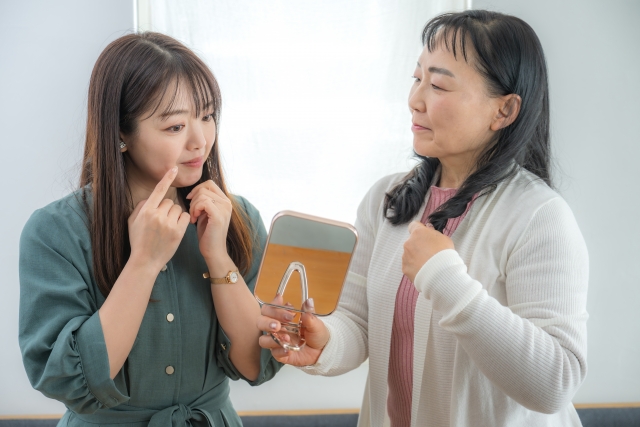 二人の女性の会話
